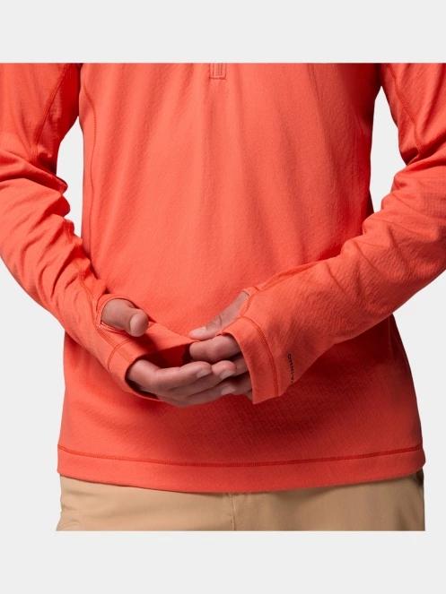 Columbia Driventure Half Zip férfi hosszú ujjú sport póló narancssárga színben 6