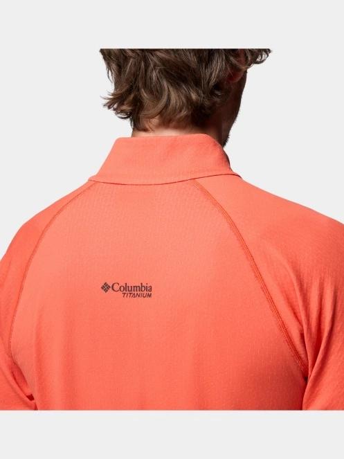 Columbia Driventure Half Zip férfi hosszú ujjú sport póló narancssárga színben 9