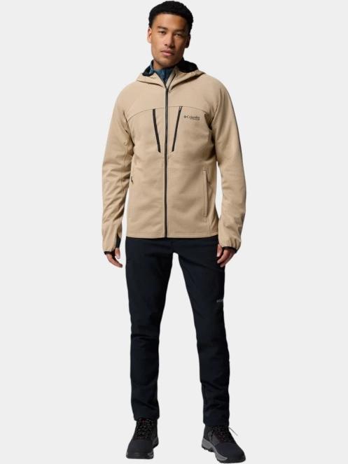 Columbia Arctic Chest Bonded Full Zip  férfi polár pulóver homok színben 6