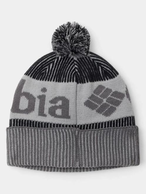 Columbia Polar Powder III Beanie női bojtos sapka szürke színben 3
