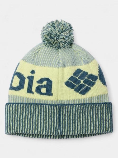 Columbia Polar Powder III Beanie női bojtos sapka kék színben 3