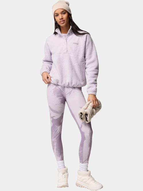 Columbia Jasper Ridge Pebbled Fleece Half Snap női polár pulóver lila színben 5