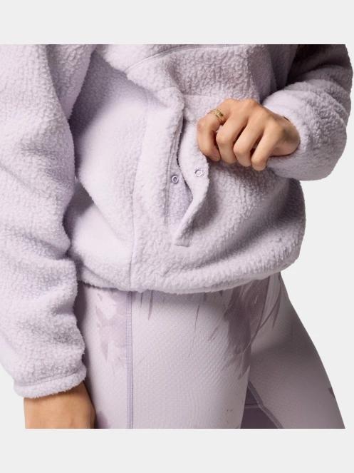 Columbia Jasper Ridge Pebbled Fleece Half Snap női polár pulóver lila színben 8