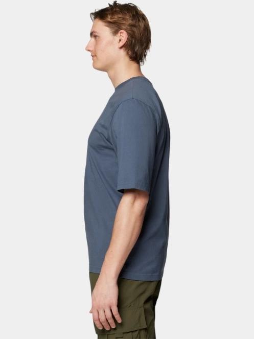 Mountain Hardwear MHW Logo Short Sleeve férfi rövid ujjú póló kék színben 3