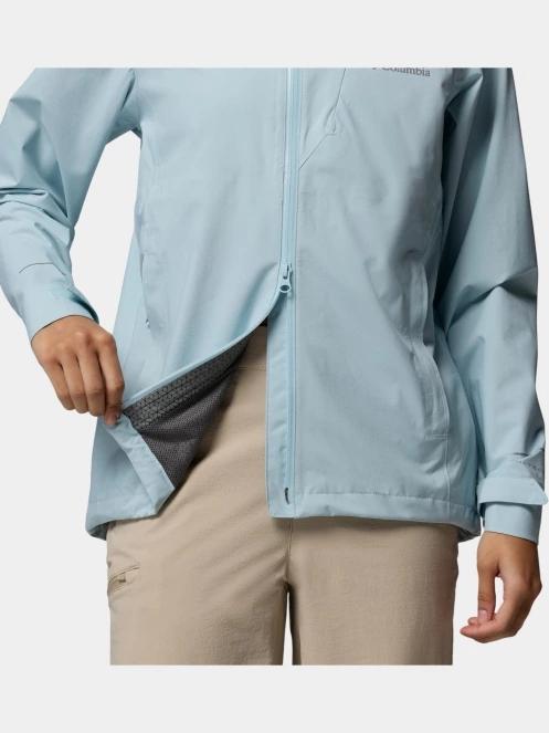 Columbia Trailborne 2.5L Shell női esőkabát világoskék színben 6