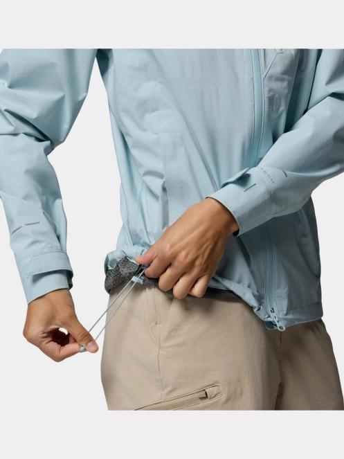 Columbia Trailborne 2.5L Shell női esőkabát világoskék színben 7