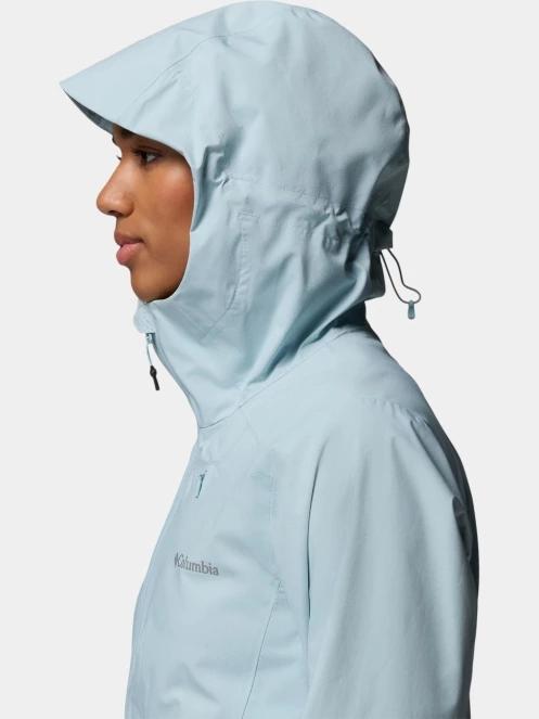 Columbia Trailborne 2.5L Shell női esőkabát világoskék színben 10