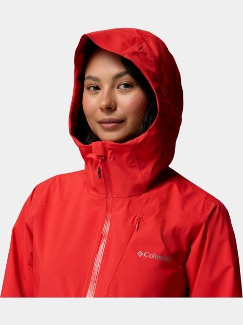 Columbia Trailborne 2.5L Shell női esőkabát piros színben 10