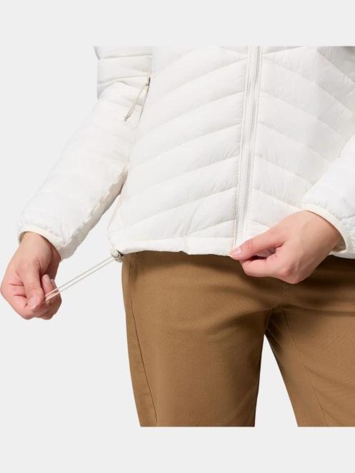 Columbia Powder Pass III Hybrid Hooded Jacket női steppelt átmeneti kabát homok színben 6