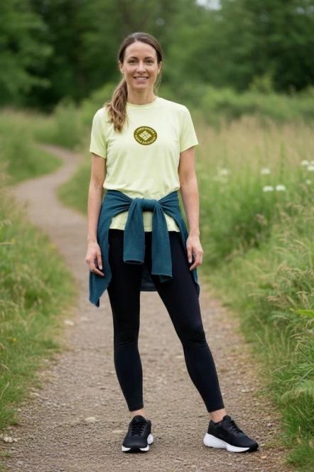 Columbia Parsons Point Short Sleeve Graphic Tee női rövid ujjú póló sárga színben 7