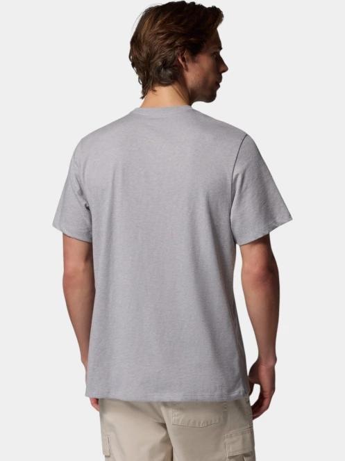 Columbia CSC Basic Logo Tee férfi rövid ujjú póló szürke színben 4