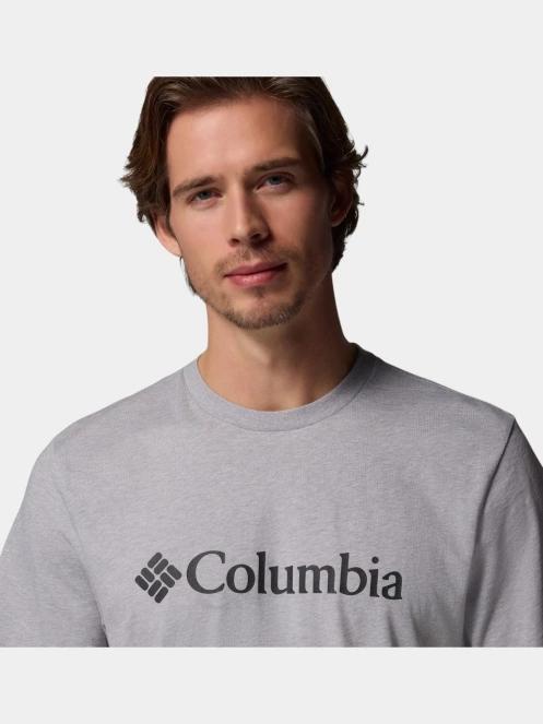 Columbia CSC Basic Logo Tee férfi rövid ujjú póló szürke színben 6