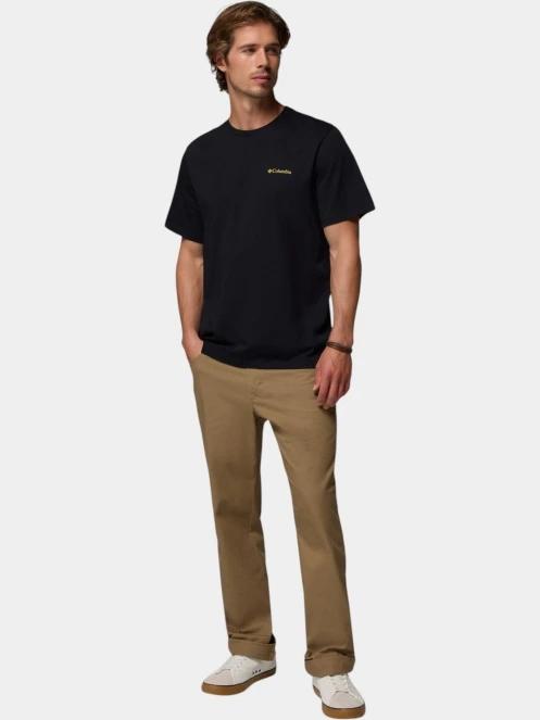 Columbia CSC Logo Back Tee férfi rövid ujjú póló fekete színben 5