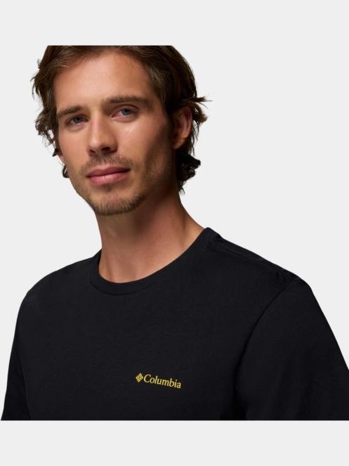 Columbia CSC Logo Back Tee férfi rövid ujjú póló fekete színben 6
