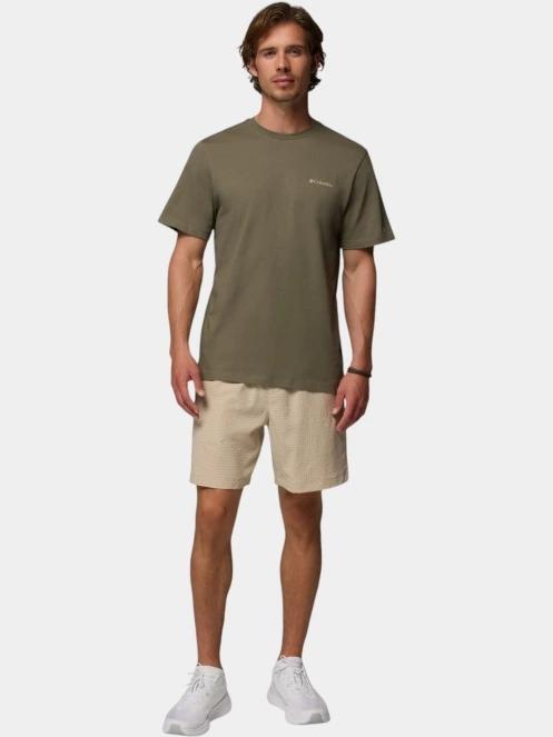 Columbia CSC Logo Back Tee férfi rövid ujjú póló zöld színben 5