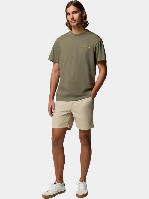 Columbia CSC Outdoor Back Graphic Tee férfi rövid ujjú póló zöld színben 5