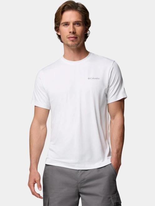 Columbia Parsons Point Short Sleeve Logo Tee férfi rövid ujjú sport póló fehér színben 2