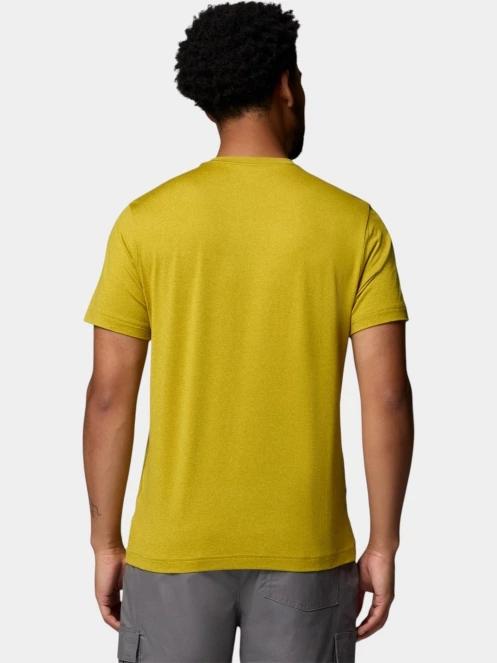 Columbia Parsons Point Short Sleeve Logo Tee férfi rövid ujjú sport póló zöld színben 4