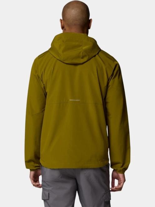 Columbia Tall Heights III Hooded Softshell férfi hibrid felső zöld színben 4