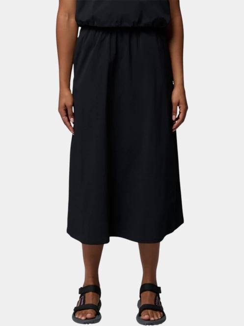 Columbia Chill Creek Long Woven Skirt női maxi szoknya fekete színben 2