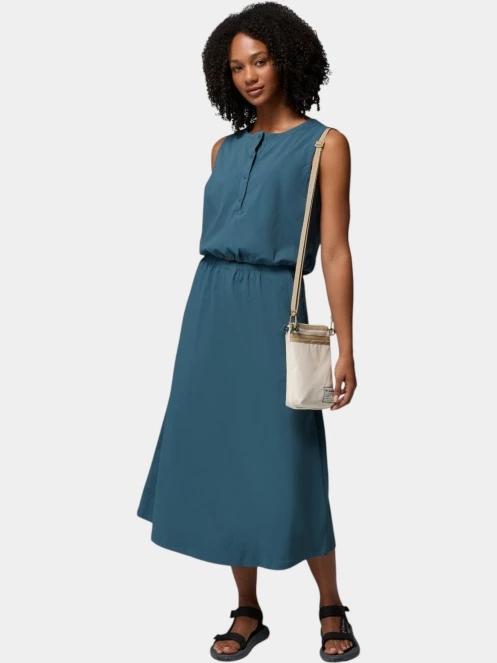 Columbia Chill Creek Long Woven Skirt női maxi szoknya kék színben 5