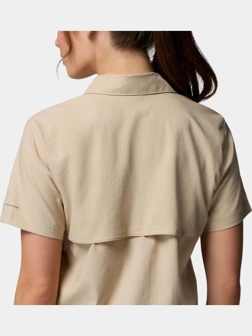 Columbia Silver Ridge Utility II Short Sleeve Shirt női rövid ujjú ing homok színben 6