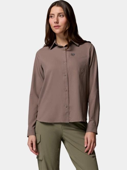Columbia Silver Ridge Utility II Long Sleeve Shirt női hosszú ujjú ing szürke színben 2