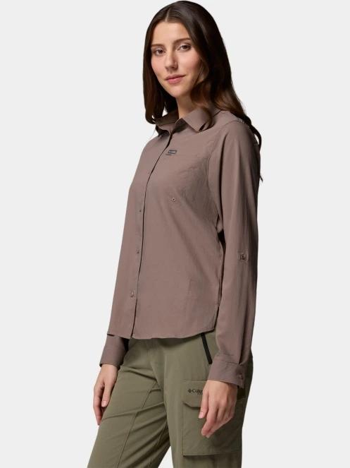 Columbia Silver Ridge Utility II Long Sleeve Shirt női hosszú ujjú ing szürke színben 3