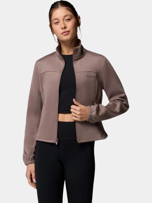 Columbia Sloan Crest Spacer Fleece Full Zip női polár pulóver szürke színben 6