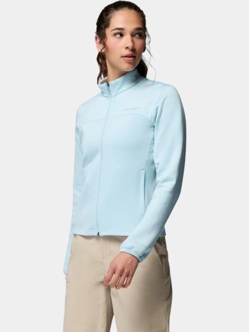 Columbia Sloan Crest Spacer Fleece Full Zip női polár pulóver világoskék színben 3