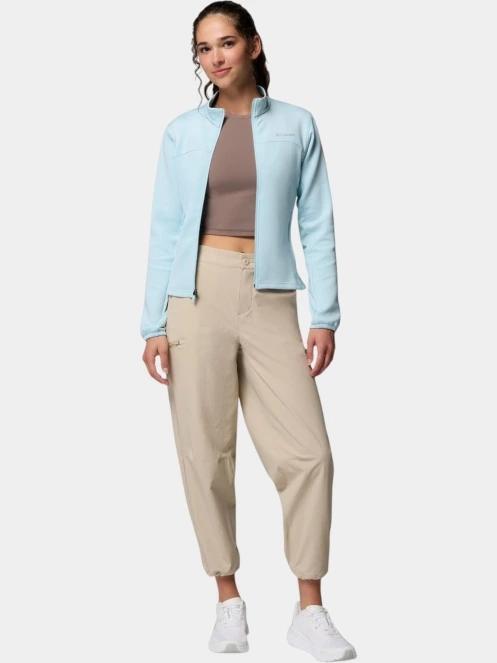 Columbia Sloan Crest Spacer Fleece Full Zip női polár pulóver világoskék színben 5