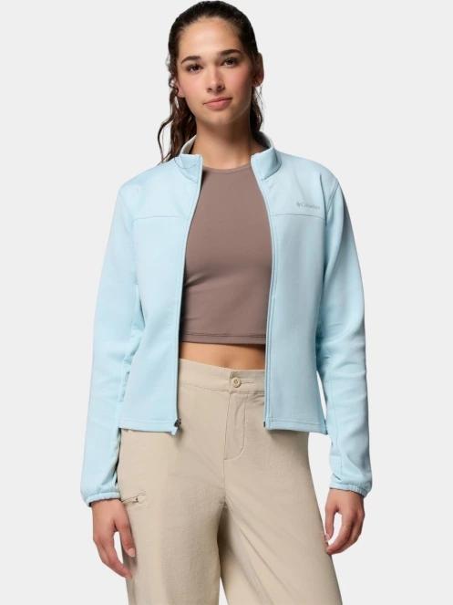 Columbia Sloan Crest Spacer Fleece Full Zip női polár pulóver világoskék színben 6