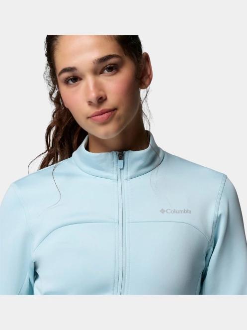 Columbia Sloan Crest Spacer Fleece Full Zip női polár pulóver világoskék színben 7
