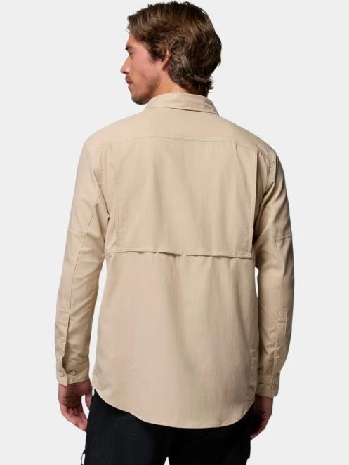 Columbia Silver Ridge Utility II Long Sleeve Shirt férfi hosszú ujjú ing homok színben 3