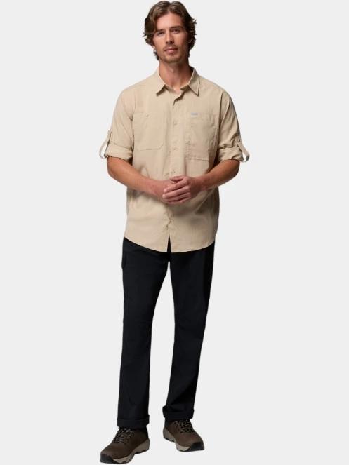 Columbia Silver Ridge Utility II Long Sleeve Shirt férfi hosszú ujjú ing homok színben 4