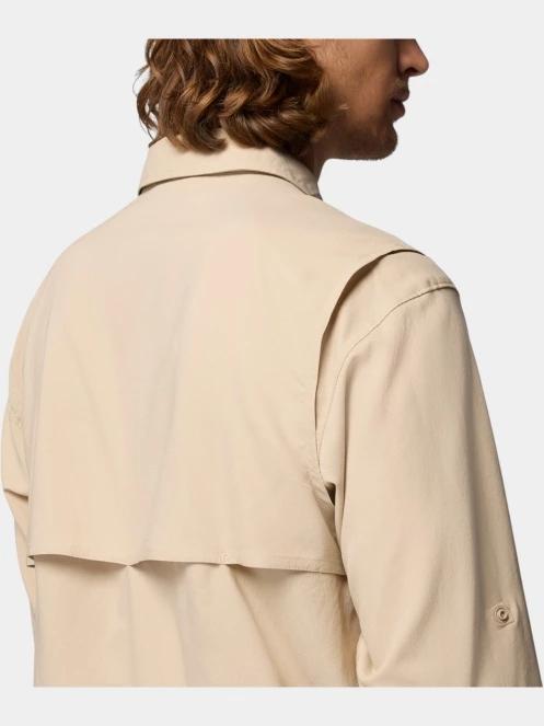 Columbia Silver Ridge Utility II Long Sleeve Shirt férfi hosszú ujjú ing homok színben 8