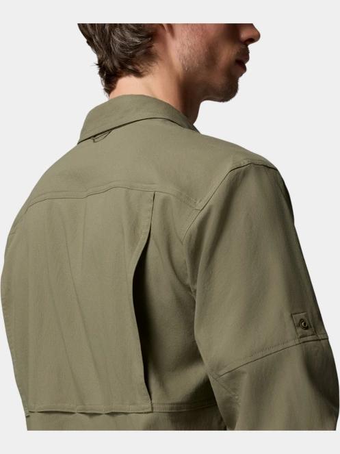Columbia Silver Ridge Utility II Long Sleeve Shirt férfi hosszú ujjú ing sötétzöld színben 10