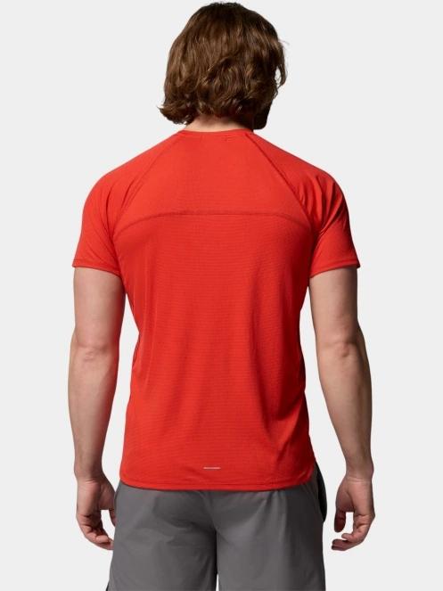 Columbia Stealth Spring Short Sleeve Tee férfi rövid ujjú sport póló piros színben 4