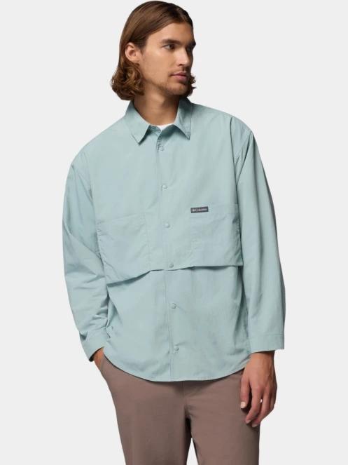 Columbia Chill Creek Long Sleeve Shirt férfi hosszú ujjú ing kék színben 2