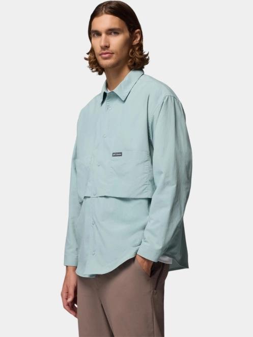 Columbia Chill Creek Long Sleeve Shirt férfi hosszú ujjú ing kék színben 3