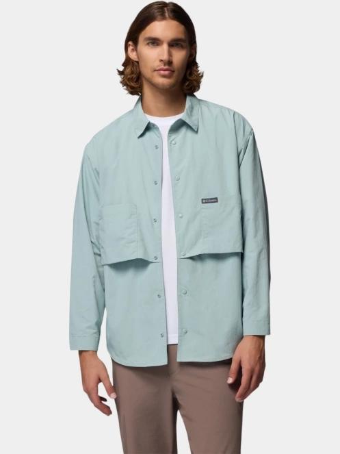 Columbia Chill Creek Long Sleeve Shirt férfi hosszú ujjú ing kék színben 4