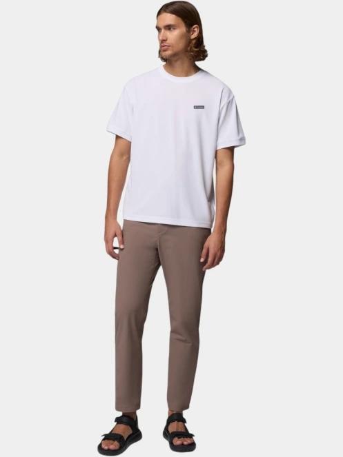 Columbia Chill Creek Knit Tee férfi rövid ujjú sport póló fehér színben 5