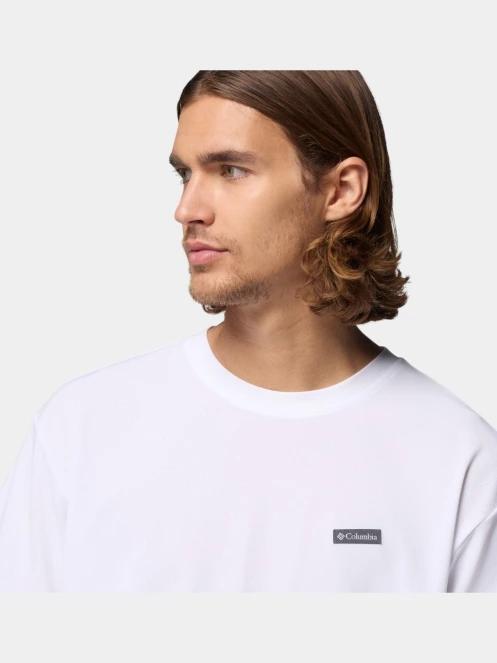 Columbia Chill Creek Knit Tee férfi rövid ujjú sport póló fehér színben 6