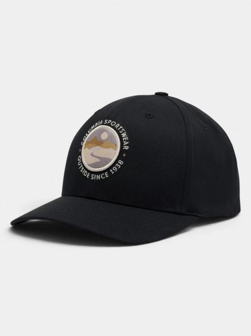 Columbia Lost Lager 3D Stretch Snap Back férfi baseball sapka fekete színben 2