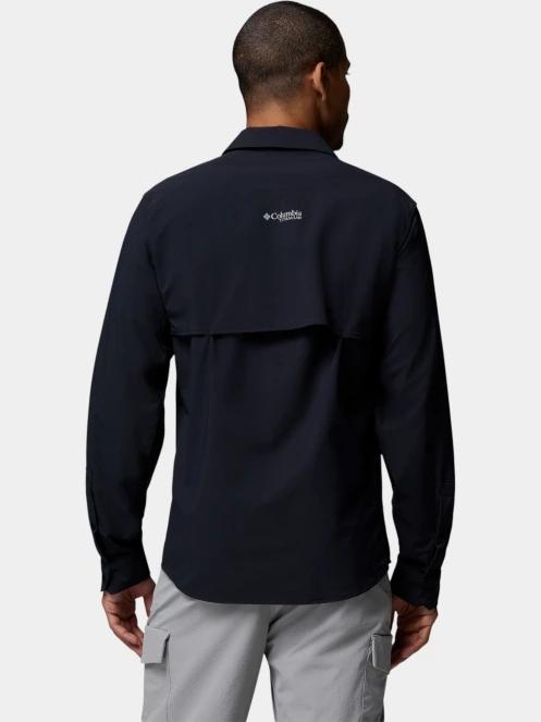 Columbia Silver Ridge Elite Long Sleeve Woven férfi hosszú ujjú ing fekete színben 4