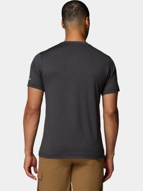 Columbia Parsons Point Short Sleeve Graphic Tee férfi rövid ujjú sport póló szürke színben 4