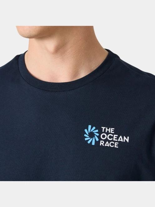 Helly Hansen The Ocean Race T-Shirt 2.0 férfi rövid ujjú póló sötétkék színben 4