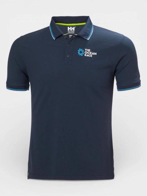 Helly Hansen The Ocean Race Polo 2.0 férfi galléros póló sötétkék színben 2