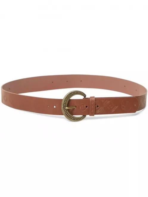 Desigual BELT QUIMERA EMBRO MIX női öv barna színben 2