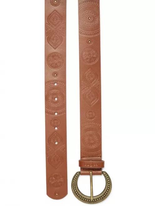 Desigual BELT QUIMERA EMBRO MIX női öv barna színben 3